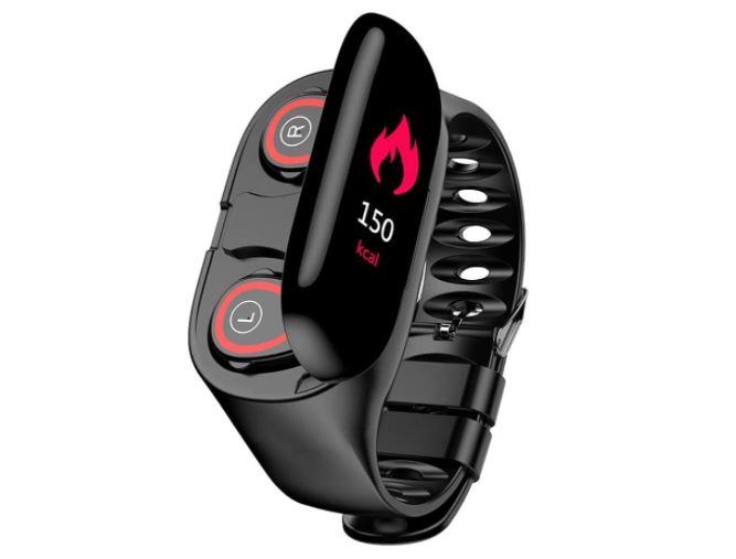 M1 2-in-1 Smartwatch with Earbuds