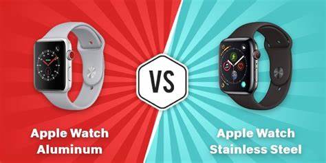 Apple watch all models aluminum vs stainless steel
